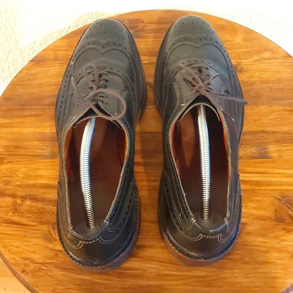 Allen Edmonds McTavish Black Wingtip Leather Oxford Brogues Dress Shoes Sz.12 main image 11